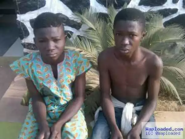 Photo: Teenage Cult Members Arrested With Dangerous Weapons In Ogun
